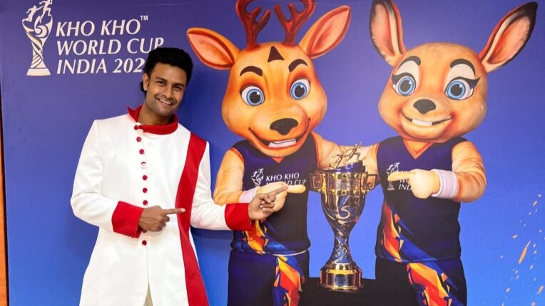 Ayush S K Lokre at the Kho Kho World Cup India 2025